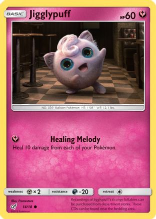 Jigglypuff (Holo Common) (14) [Detective Pikachu] Holofoil