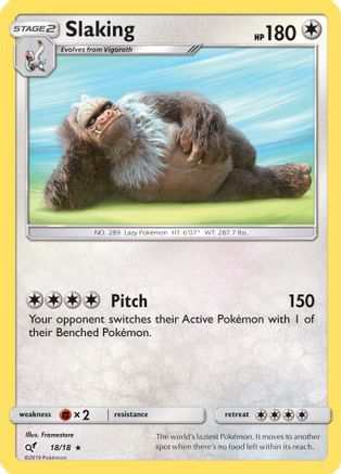 Slaking (18) [Detective Pikachu] Holofoil