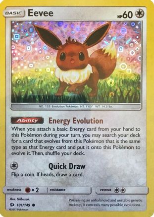 Eevee - 101/149 (General Mills Promo) (101) [Miscellaneous Cards & Products] Holofoil