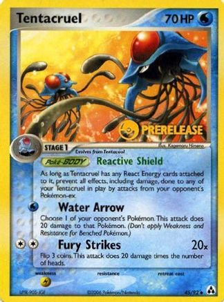 Tentacruel - 45/92 (Prerelease) (45) [Nintendo Promos]