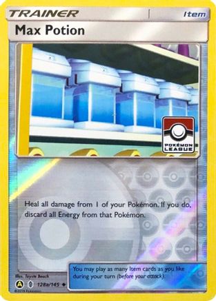 Max Potion - 128a/145 (Pokemon League) (128a) [League & Championship Cards] Reverse Holofoil