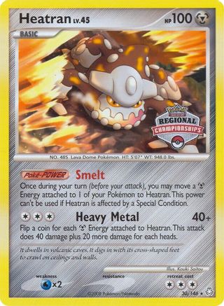 Heatran - 30/146 (Regional Championships) (30) [League & Championship Cards]