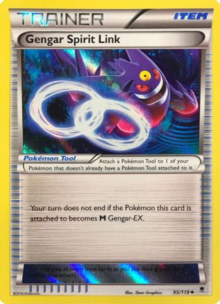Gengar Spirit Link - 95/119 (Alternate Holo) (Gamestop Exclusive) (95) [Miscellaneous Cards & Products] Holofoil