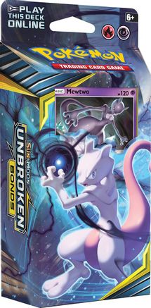 Pokemon Unbroken Bonds Battle Minds Theme Deck - [Mewtwo]