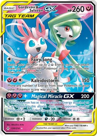 Gardevoir & Sylveon GX (130) [SM - Unbroken Bonds] Holofoil