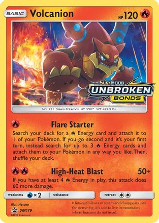 Volcanion - SM179 (Prerelease) (SM179) [SM Promos] Holofoil
