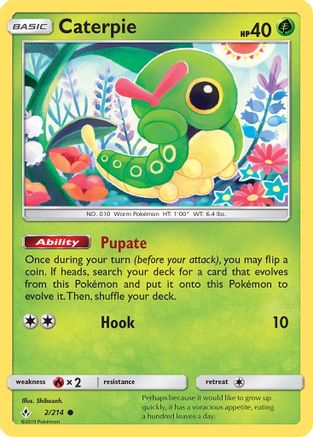Caterpie (2) [SM - Unbroken Bonds] Reverse Holofoil