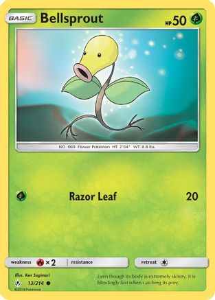 Bellsprout (13) [SM - Unbroken Bonds] Reverse Holofoil