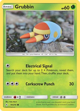 Grubbin (18) [SM - Unbroken Bonds] Reverse Holofoil