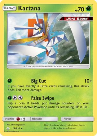 Kartana (19) [SM - Unbroken Bonds] Reverse Holofoil