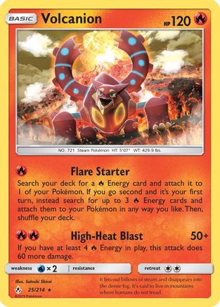 Volcanion (25) [SM - Unbroken Bonds] Holofoil