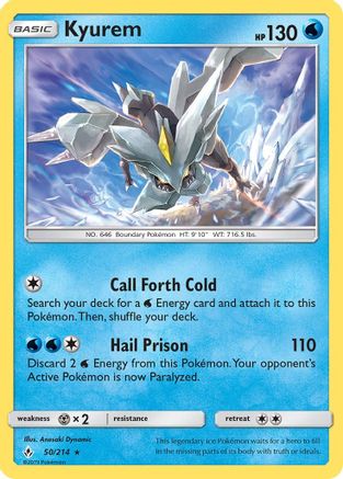 Kyurem (50) [SM - Unbroken Bonds] Holofoil