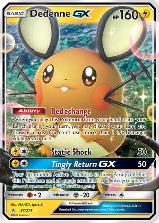 Dedenne GX (57) [SM - Unbroken Bonds] Holofoil