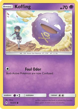 Koffing (73) [SM - Unbroken Bonds] Reverse Holofoil