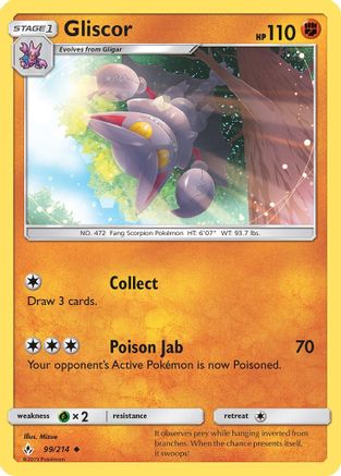Gliscor (99) [SM - Unbroken Bonds]