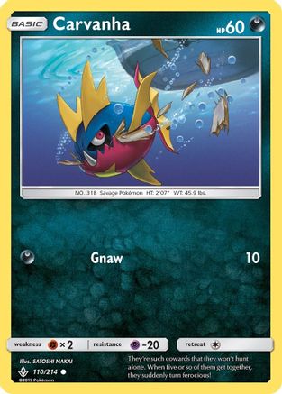 Carvanha (110) [SM - Unbroken Bonds]