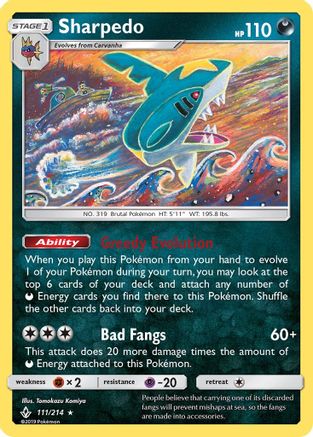 Sharpedo (111) [SM - Unbroken Bonds]