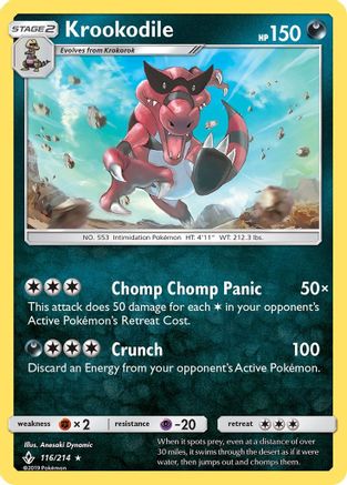 Krookodile (116) [SM - Unbroken Bonds]
