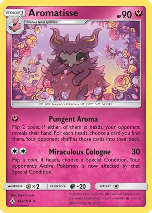 Aromatisse (142) [SM - Unbroken Bonds] Reverse Holofoil