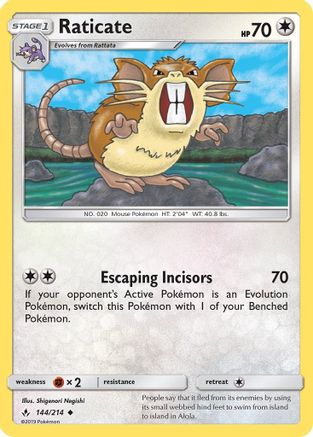 Raticate (144) [SM - Unbroken Bonds]
