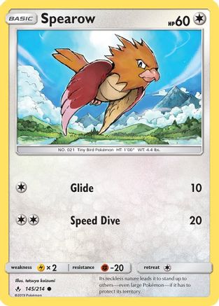 Spearow (145) [SM - Unbroken Bonds]