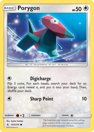 Porygon (154) (154) [SM - Unbroken Bonds]