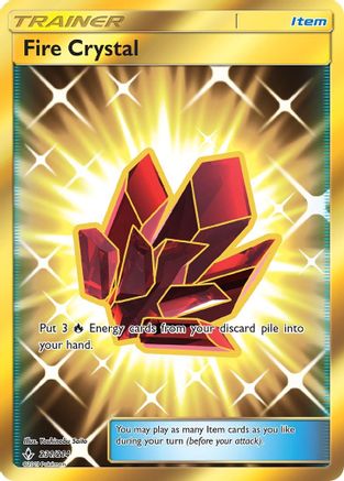 Fire Crystal (Secret) (231) [SM - Unbroken Bonds] Holofoil