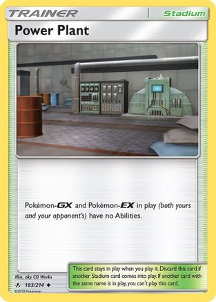 Power Plant (183) [SM - Unbroken Bonds] Reverse Holofoil