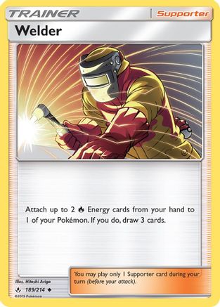 Welder (189) [SM - Unbroken Bonds] Reverse Holofoil