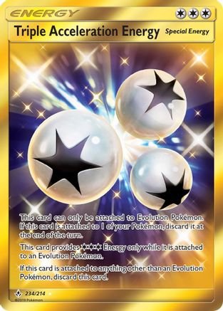 Triple Acceleration Energy (Secret) (234) [SM - Unbroken Bonds] Holofoil
