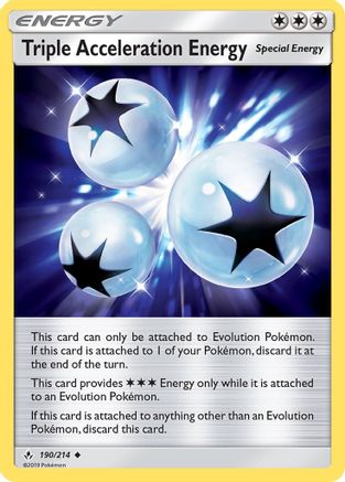 Triple Acceleration Energy (190) [SM - Unbroken Bonds] Reverse Holofoil