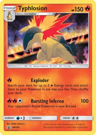 Typhlosion - SM185 (SM185) [SM Promos] Holofoil