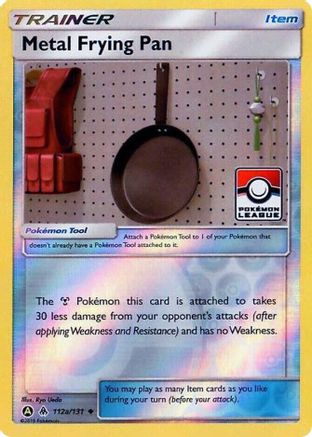 Metal Frying Pan - 112a/131 (Pokemon League) (112a) [League & Championship Cards] Reverse Holofoil