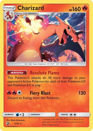 Charizard - 3/70 (Let's Play, Eevee!) (3) [Deck Exclusives]