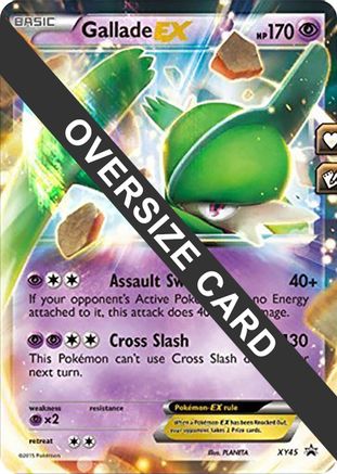 Gallade EX - XY45 (XY Black Star Promo) (XY45) [Jumbo Cards] Holofoil