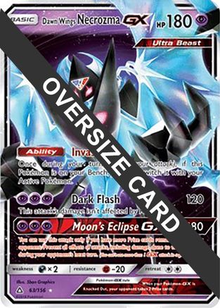 Dawn Wings Necrozma GX - 63/156 (Ultra Prism) (63) [Jumbo Cards] Holofoil