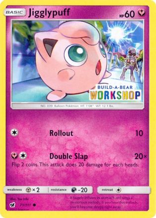 Jigglypuff - 71/111 (Build-A-Bear Workshop Exclusive) (71) [Miscellaneous Cards & Products]