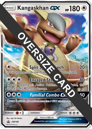 Kangaskhan GX - SM188 (SM Black Star Promo) (SM188) [Jumbo Cards] Holofoil