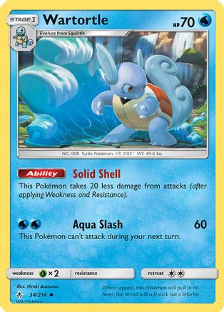 Wartortle - 034/214 (Premium Collection Promo) (34) [Miscellaneous Cards & Products] Holofoil