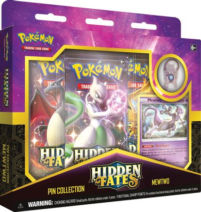Pokemon Hidden Fates Pin Collection [Mewtwo]