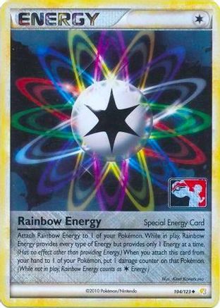 Rainbow Energy - 104/123 (League Promo) (104) [League & Championship Cards] Reverse Holofoil