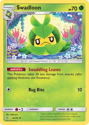 Swadloon (8) [SM - Unified Minds] Reverse Holofoil