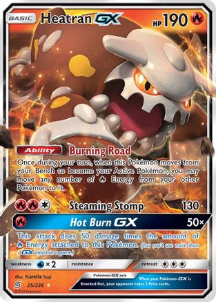 Heatran GX (25) [SM - Unified Minds] Holofoil