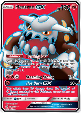 Heatran GX (Full Art) (216) [SM - Unified Minds] Holofoil