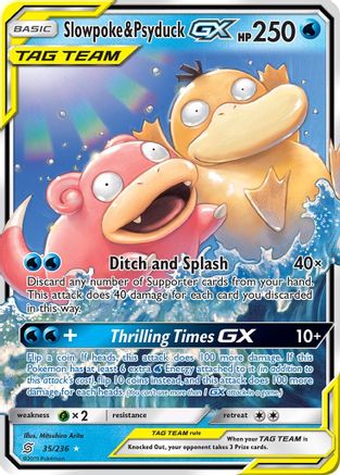 Slowpoke & Psyduck GX (35) [SM - Unified Minds] Holofoil