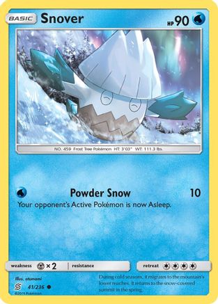 Snover (41) [SM - Unified Minds] Reverse Holofoil