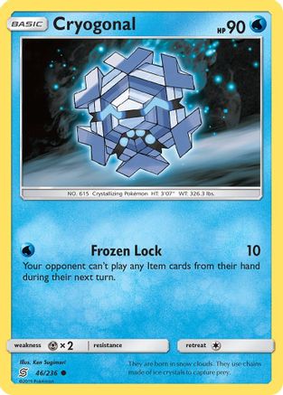Cryogonal (46) [SM - Unified Minds] Reverse Holofoil