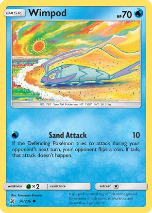 Wimpod (50) [SM - Unified Minds] Reverse Holofoil