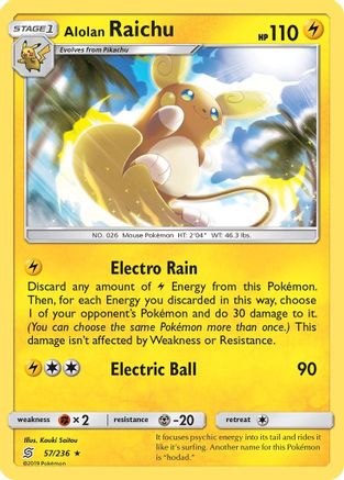 Alolan Raichu (57) [SM - Unified Minds] Holofoil