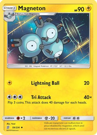 Magneton (59) [SM - Unified Minds] Reverse Holofoil